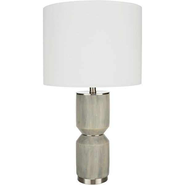 Wells Concrete and White One-Light Table Lamp, image 1