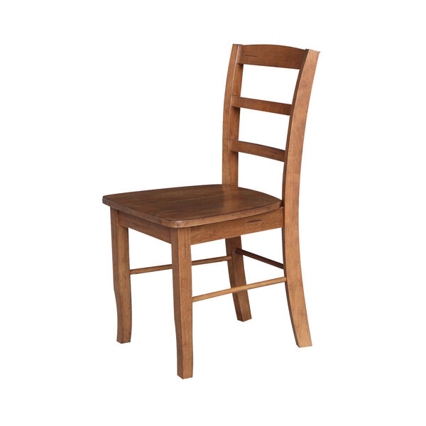 Madrid Distressed Oak Ladderback Chair, Set of 2, image 6