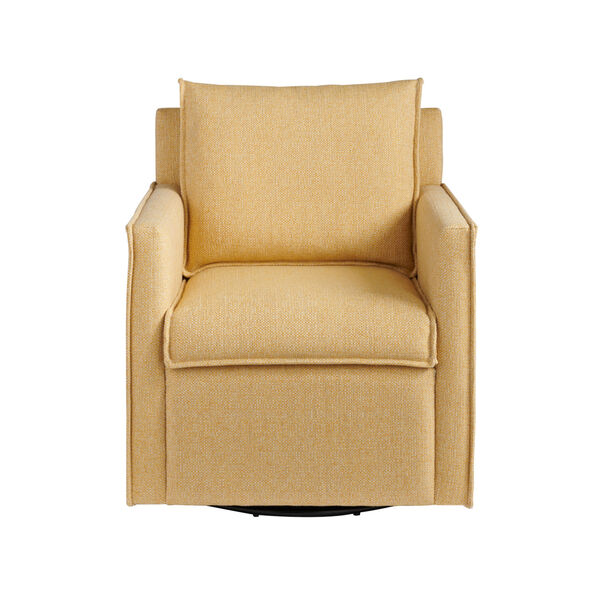 Barley Beige Polyester Swivel Chair, image 1