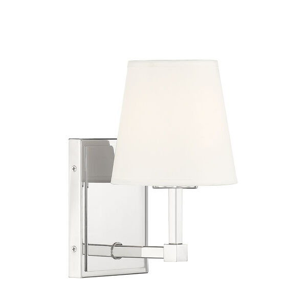 Lowry Polished Nickel One-Light Wall Sconce, image 4