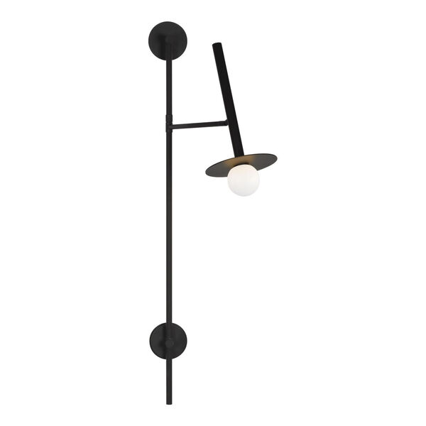 Nodes Midnight Black 8-Inch One-Light Wall Sconce, image 2