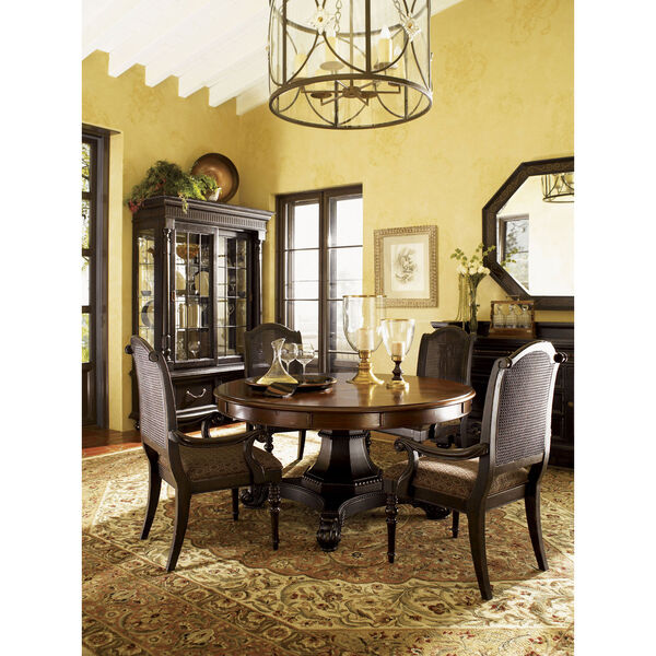 Kingstown Tamarind and Brown Bonaire Round Dining Table, image 2