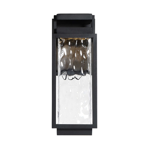 Black Six-Inch LED ADA Outdoor Wall Light, image 2