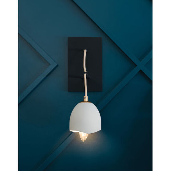 Nula Shell White One-Light Wall Sconce, image 2