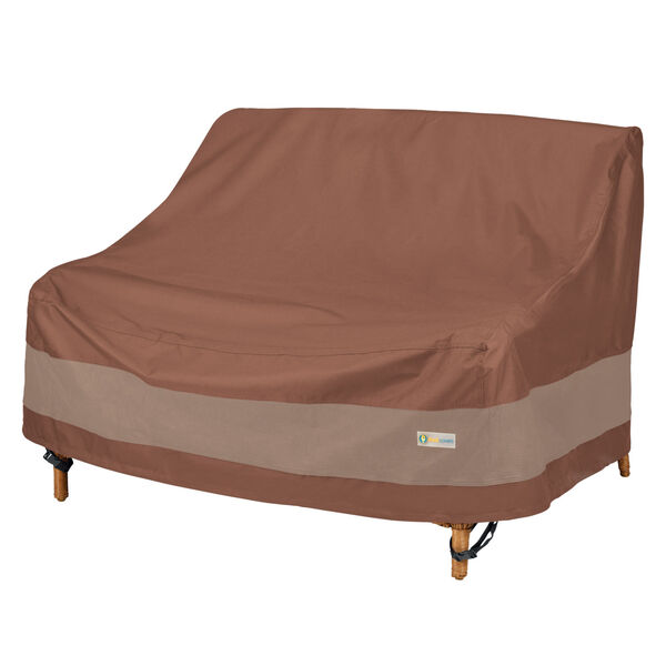 Ultimate Mocha Cappuccino 58-Inch Deep Loveseat Cover, image 1