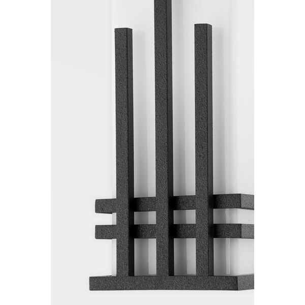 San Mateo Textured Black 11-Inch One-Light Wall Sconce, image 3