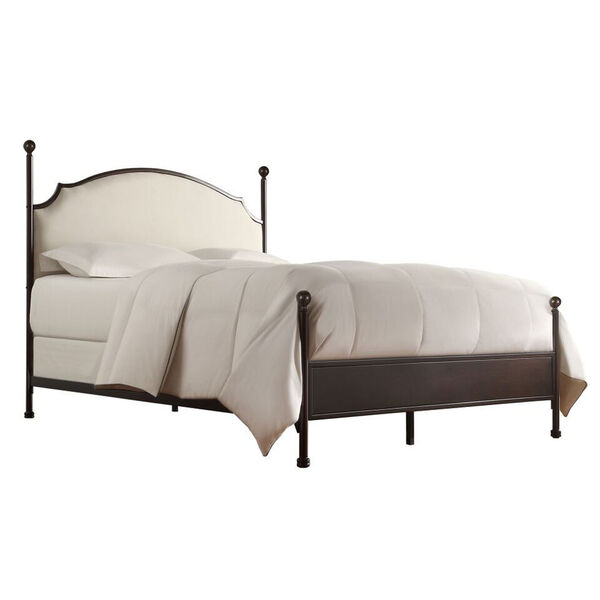 Ophelia Bronzed Brown Queen Complete Bed, image 1