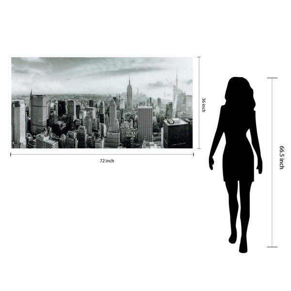 My New York Frameless Free Floating Tempered Glass Wall Art, image 6