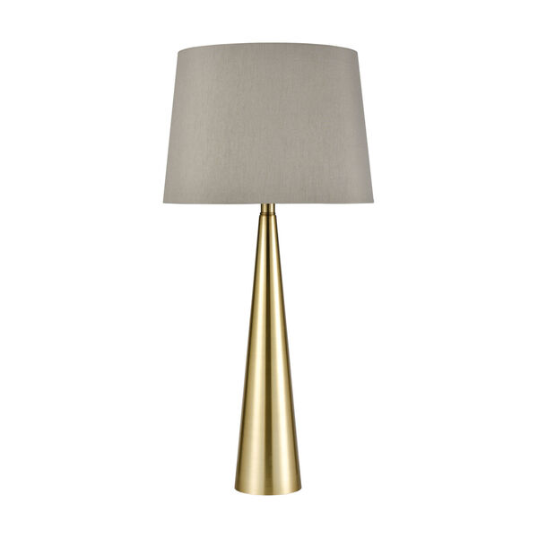 Bella Soft Aged Brass 14-Inch Table Lamp, image 2