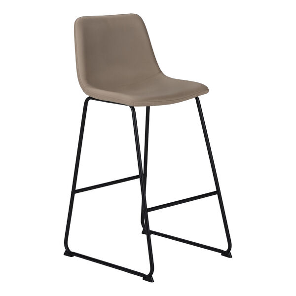 Taupe and Black Standing Desk Office Chair, image 1