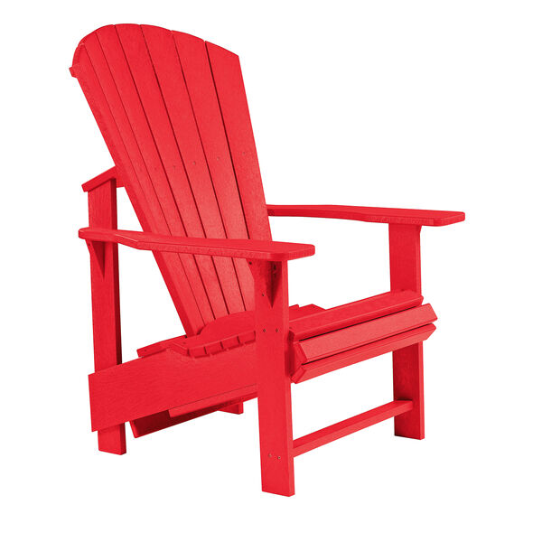Generations Upright Adirondack Chair-Red, image 1
