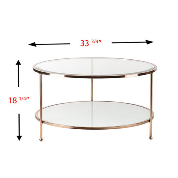 Linden Gold Cocktail Table, image 2