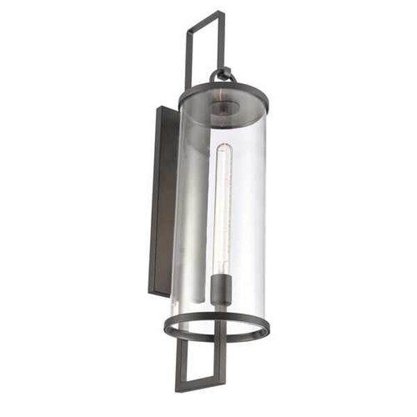 Hopkins Charcoal Black One-Light Outdoor Wall Sconce, image 5