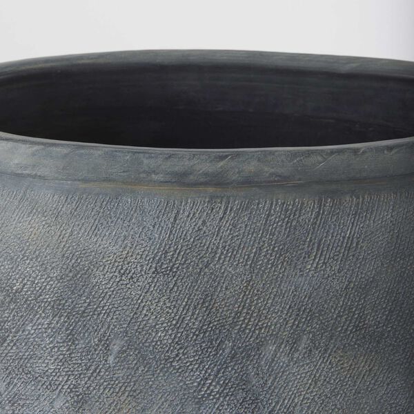 Zuma Dark Gray Ceramic Floor Vase, image 5