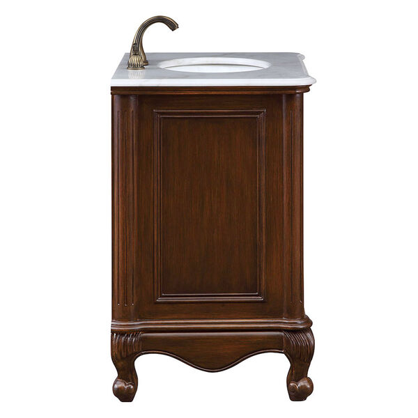 Luxe Teak 30-Inch Vanity Sink Set, image 4
