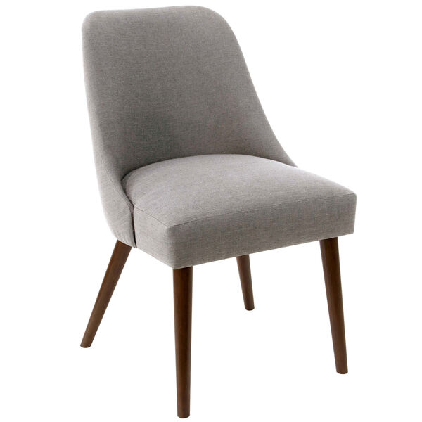 Linen Gray 33-Inch Dining Chair, image 1