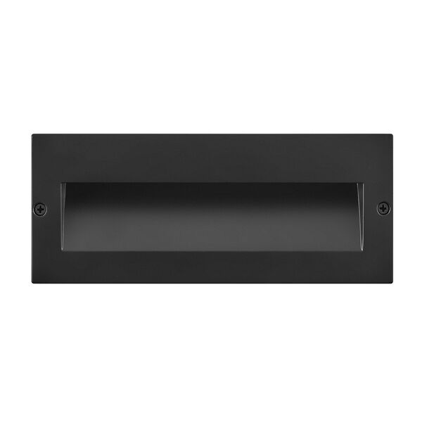 Taper Satin Black 12V Wide Horizontal LED Step Light, image 3