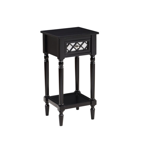 French Country Black Khloe Accent Table, image 1