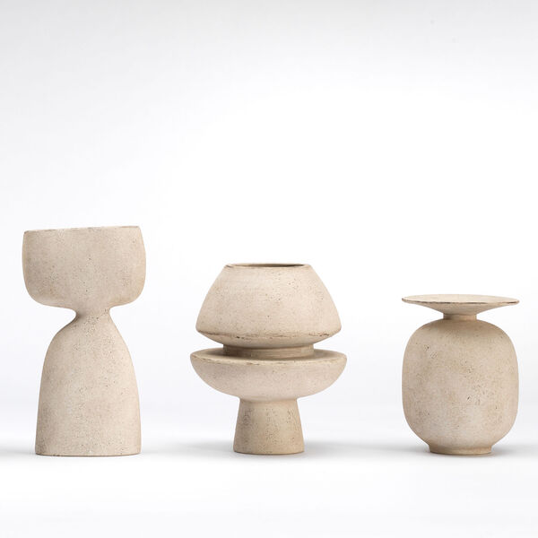 Foundation Off White Ceramic Decorative Vase, image 5