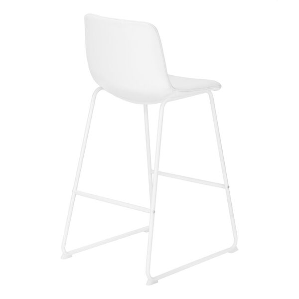 White Standing Desk Office Chair, image 5