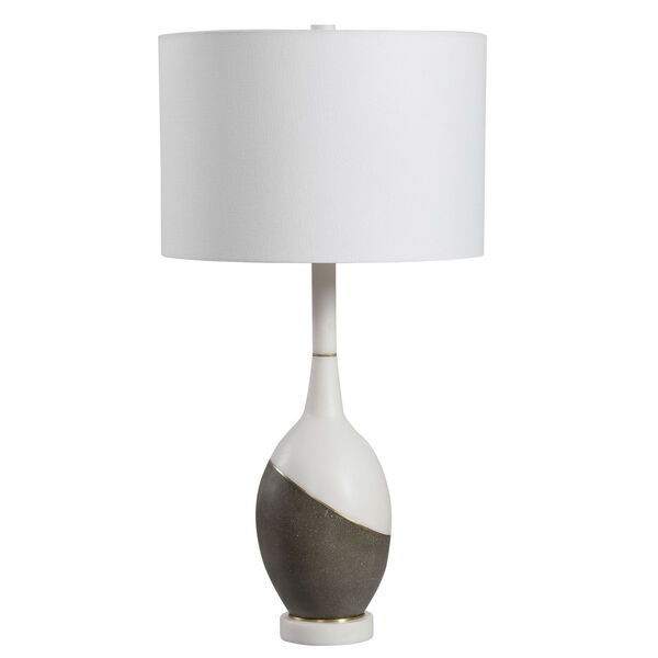 Tanali Charcoal and White One-Light Table Lamp, image 4
