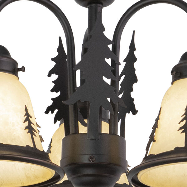 Yosemite Burnished Bronze Three-Light Light Kit, image 5
