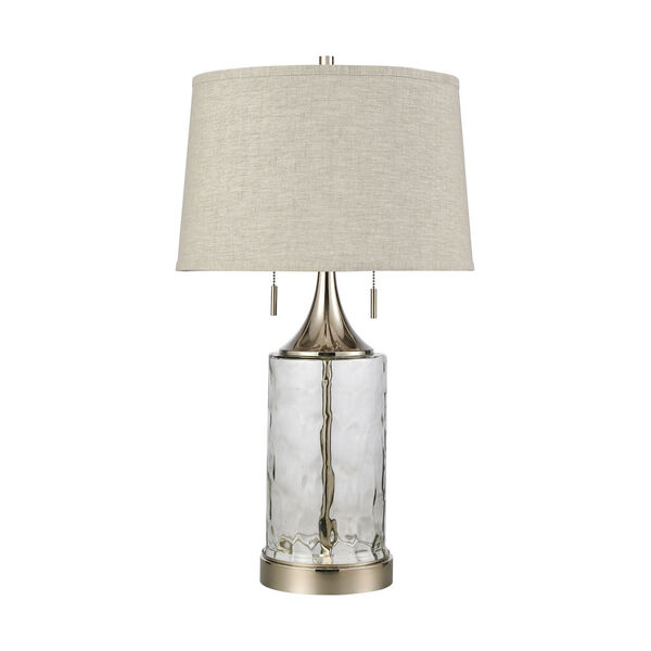 Tribeca Clear Two-Light Table Lamp, image 2