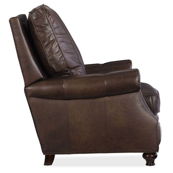 Winslow Brown Leather Recliner, image 2