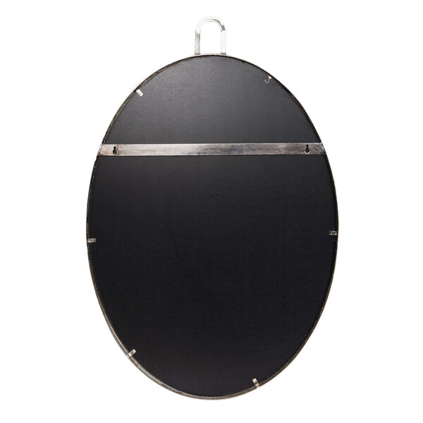 Stopwatch Polished Nickel Wall Mirror, image 4