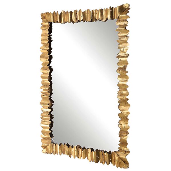 Lev Antique Gold 34 x 49-Inch Wall Mirror, image 4