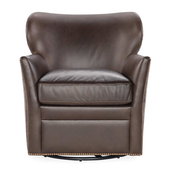 CC Brown Swivel Chair, image 4