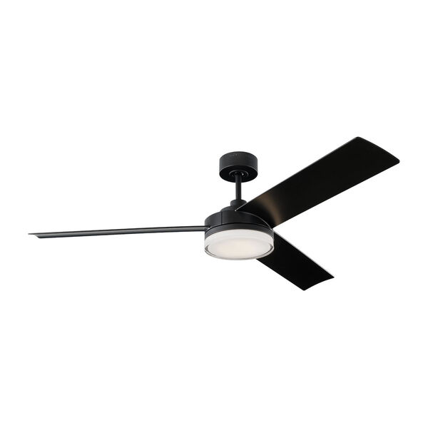 Cirque Midnight Black 56-Inch LED Indoor Outdoor Ceiling Fan, image 1