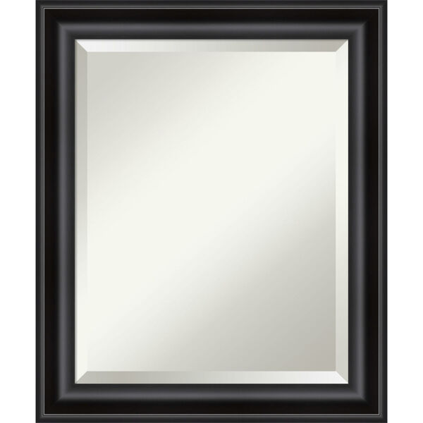 Black 20W X 24H-Inch Bathroom Vanity Wall Mirror, image 1