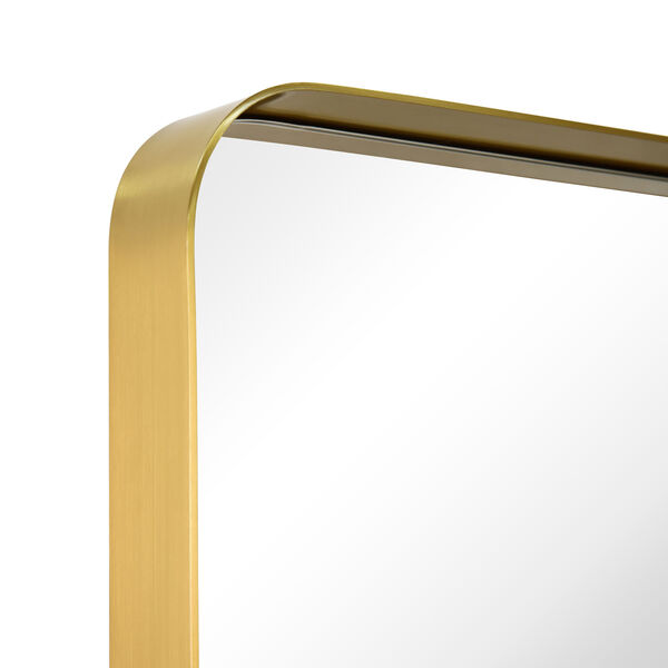 Gold 18 x 48-Inch Rectangle Wall Mirror, image 5