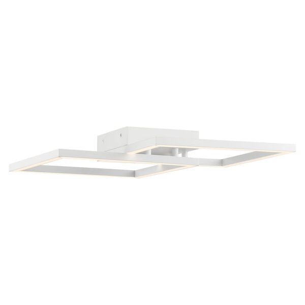 Squared White 19-Inch Led Wall Sconce, image 4
