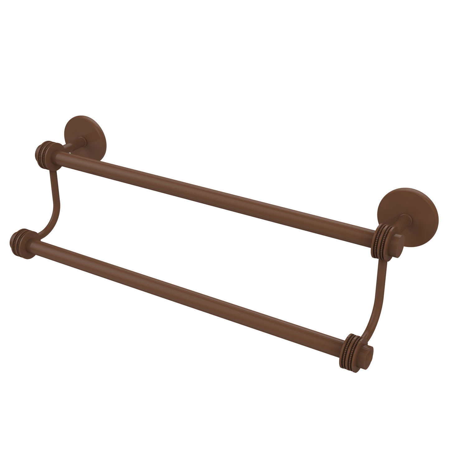 Allied Brass Satellite Orbit Two Collection 36 Inch Towel Bar with 