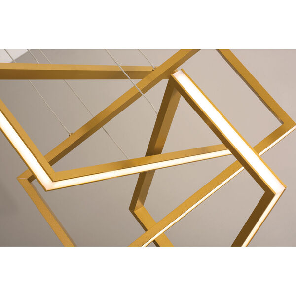 Cole Gold 24-Inch LED Pendant, image 2