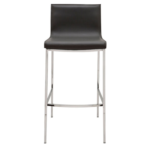 Colter Black and Silver Bar Stool, image 2