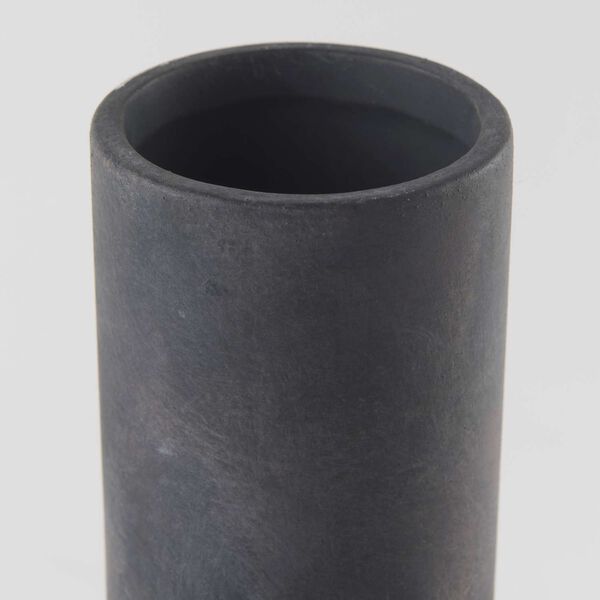 Esme Dark Gray Ceramic Vase, image 3