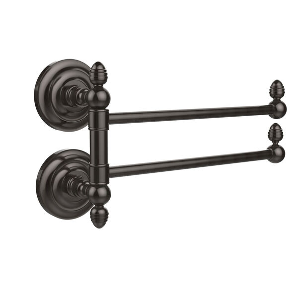Que New Collection 2 Swing Arm Towel Rail, Oil Rubbed Bronze, image 1