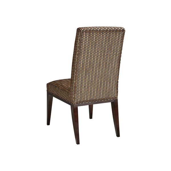 Brown Leather Dining Chair, image 2