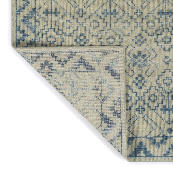 Knotted Earth Blue and Ivory 9 Ft. x 12 Ft. Area Rug, image 4