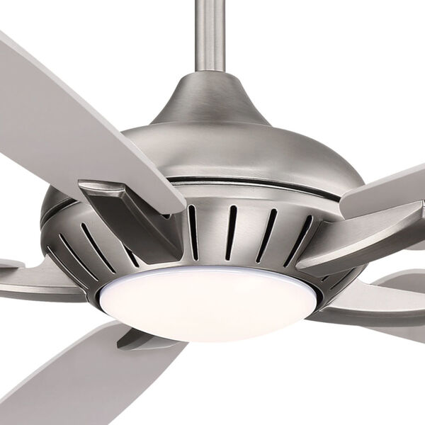 Dyno XL Brushed Nickel 60-Inch Smart Ceiling Fan with Silver Blades, image 7