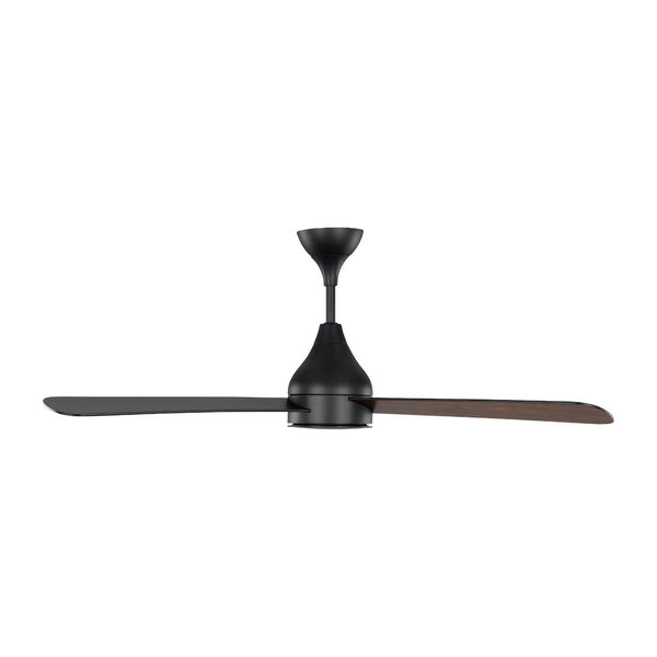 Streaming Smart Midnight Black 52-Inch Indoor/Outdoor Integrated LED Ceiling Fan with Remote Control and Reversible Motor, image 5