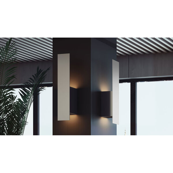 Reflex Satin Nickel Two-Light LED Wall Sconce, image 3