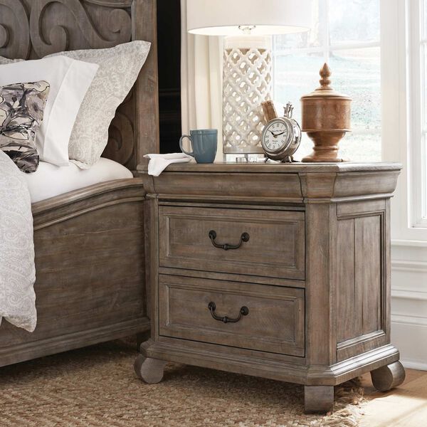 Tinley Park Dove Tail Grey Drawer Nightstand, image 2