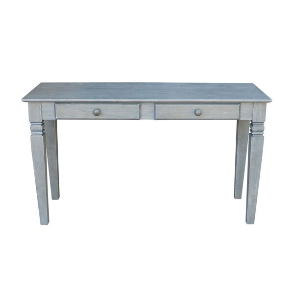 Java  Heather Grey 52-Inch  Console Table with Two Drawers, image 6