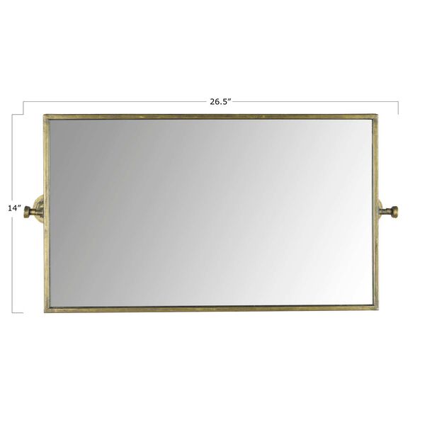 Gold 14 x 28-Inch Wall Mirror, image 6
