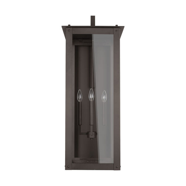Hunt Oiled Bronze Four-Light Outdoor Wall Lantern, image 1