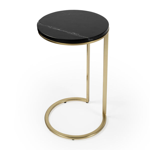 Shounderia Black Marble Accent Table, image 1